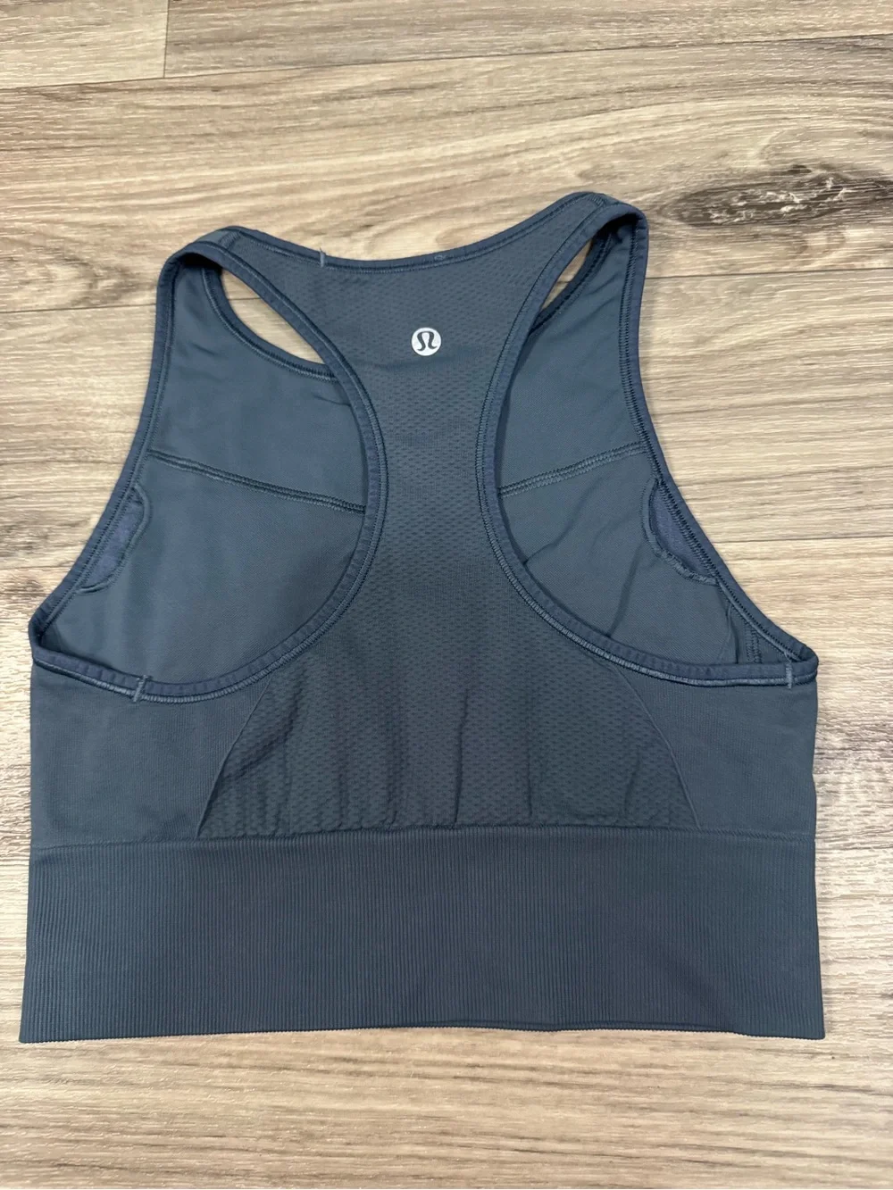Lululemon Ebb to Train Bra in Iron Blue Size 6